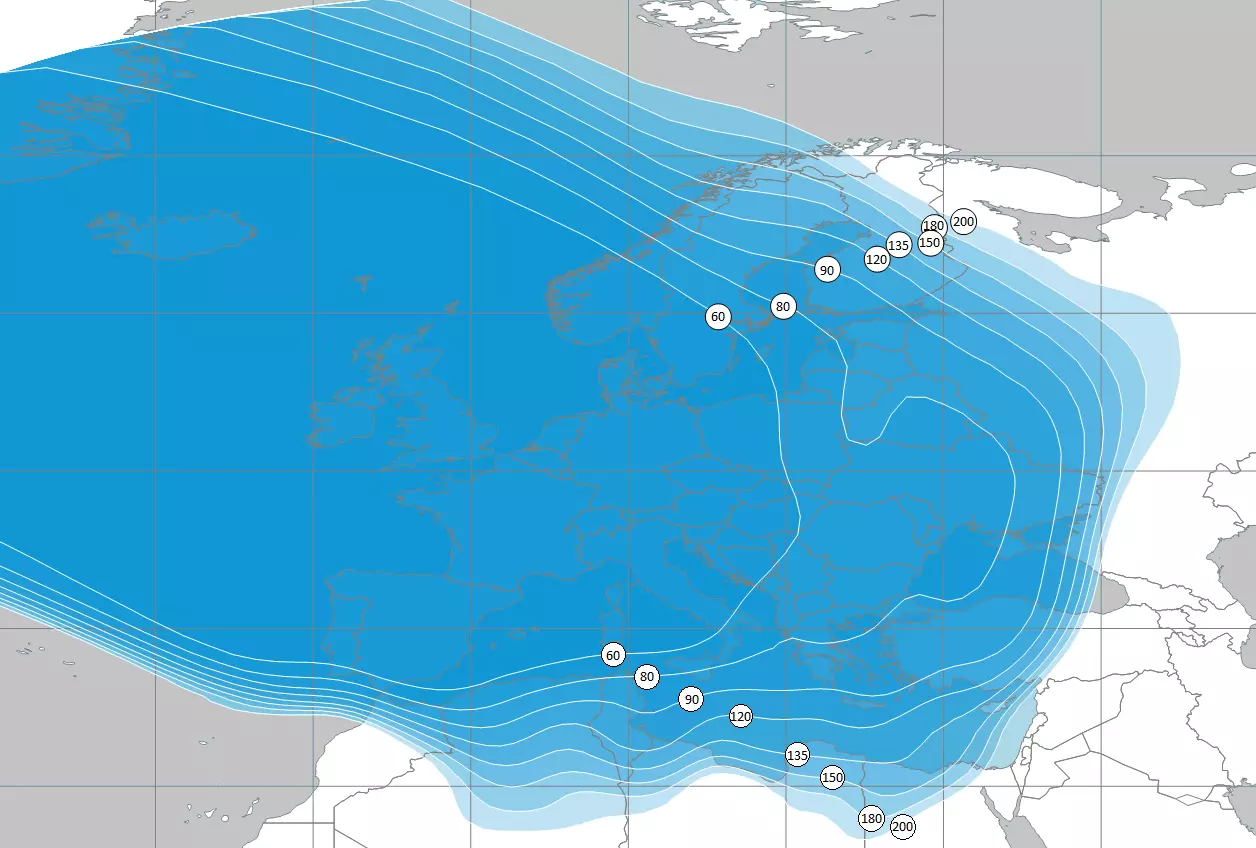 footprint Astra 3c